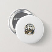 Badge Rond 5 Cm Table de communion de Jésus Table de communion de (Devant & derrière)