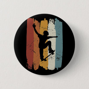 Badge Rond 5 Cm Tableau de bord vintage rétrograde