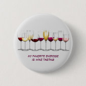 Badge Rond 5 Cm Tableau de verres à vin (Devant)