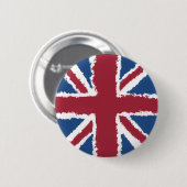 Badge Rond 5 Cm Tableau Union Jack par Heva Weva (Devant & derrière)