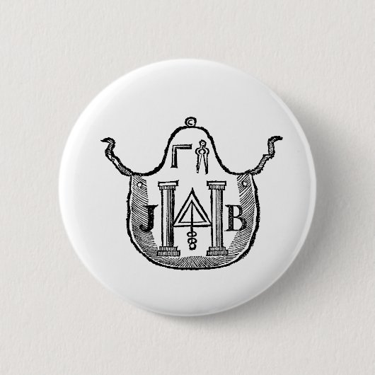 Badge Rond 5 Cm Tablier colonial (Devant)