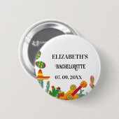 Badge Rond 5 Cm Taco bout amour Final Fiesta Bachelorette Week-end (Devant & derrière)