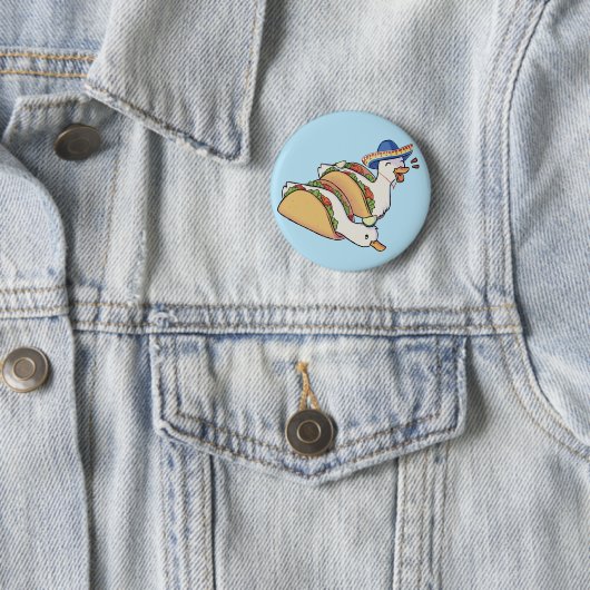 Badge Rond 5 Cm taco duckos (En situation)