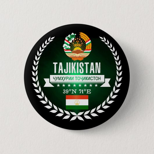 Badge Rond 5 Cm Tadjikistan (Devant)