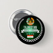 Badge Rond 5 Cm Tadjikistan (Devant & derrière)