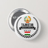 Badge Rond 5 Cm Tadjikistan (Devant & derrière)