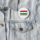 Badge Rond 5 Cm Tadjikistan (En situation)