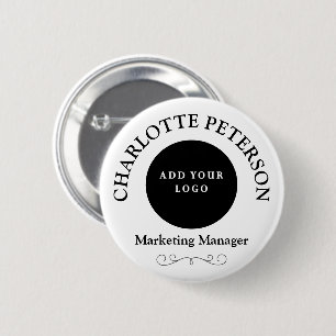 Badge Rond 5 Cm Tag Business Logo Office Travail