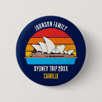 Tag du nom personnalisé du voyage à Sydney Opera H