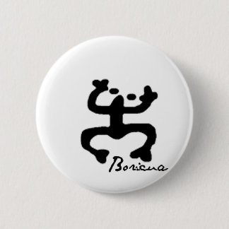 Badge Rond 5 Cm Taino Coqui