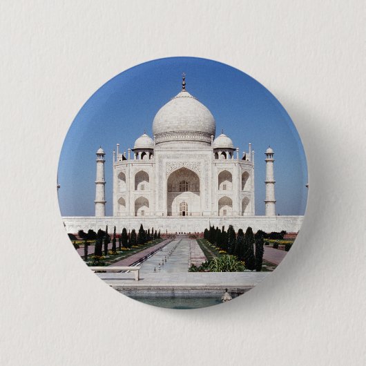 Badge Rond 5 Cm Taj Mahal (Devant)