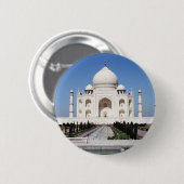 Badge Rond 5 Cm Taj Mahal (Devant & derrière)
