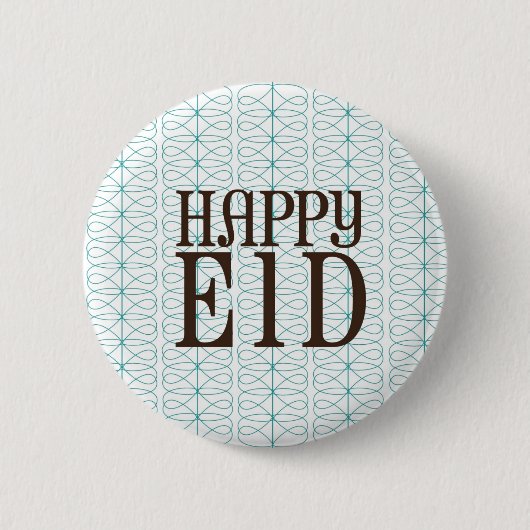 Badge Rond 5 Cm Talent heureux d'Eid (Devant)