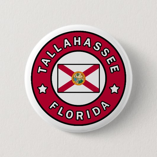 Badge Rond 5 Cm Tallahassee Floride (Devant)