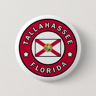 Badge Rond 5 Cm Tallahassee Floride