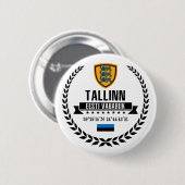 Badge Rond 5 Cm Tallinn (Devant & derrière)