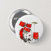 Badge Rond 5 Cm Tambours (Devant & derrière)