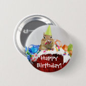 Badge Rond 5 Cm Tamia d'anniversaire (Devant & derrière)