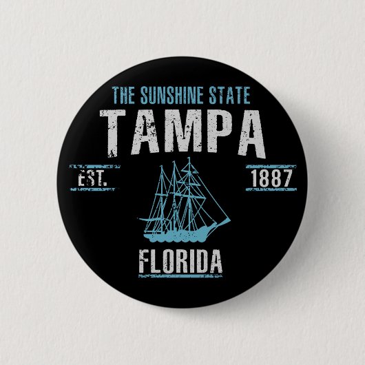 Badge Rond 5 Cm Tampa (Devant)