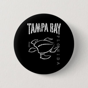 Badge Rond 5 Cm Tampa Bay Floride Souvenir