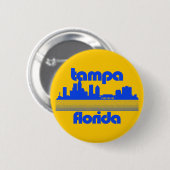 Badge Rond 5 Cm Tampa Floride (Devant & derrière)