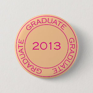 BADGE ROND 5 CM TAMPON DE DIPLÔMÉ 2013