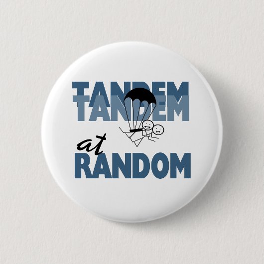 Badge Rond 5 Cm Tandem au hasard (Devant)