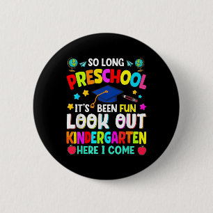 Badge Rond 5 Cm Tant de temps de l'école maternelle Graduol Enseig
