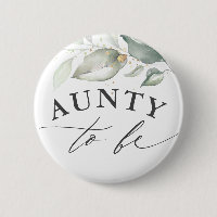 Tante à être - Aquarelle Baby shower de verdure