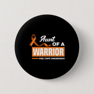 Badge Rond 5 Cm Tante D'Un Soutien De Guerrier Supporter Crps Rsd