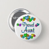 Badge Rond 5 Cm Tante fière (Devant & derrière)