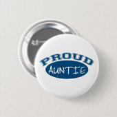 Badge Rond 5 Cm Tante fière (bleue) (Devant & derrière)