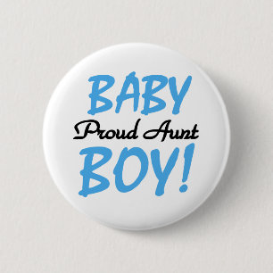 Badge Rond 5 Cm Tante fière de bébé