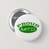Badge Rond 5 Cm Tante fière (vert) (Devant & derrière)