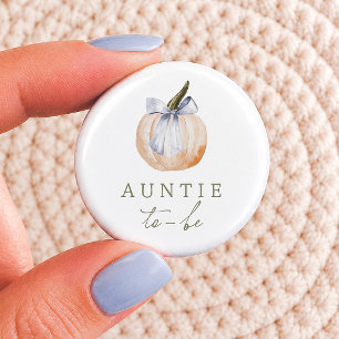 Badge Rond 5 Cm Tante Futur Maman Baby Shower Automne Amour