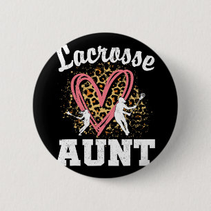 Badge Rond 5 Cm Tante Léopard Famille Correspondante Coeur