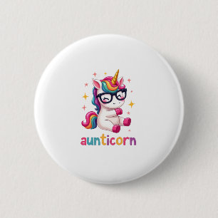 Badge Rond 5 Cm Tante Licorne Tante Dabbing Licorne Tatie Tante No