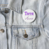 Badge Rond 5 Cm Tante (russe) (En situation)