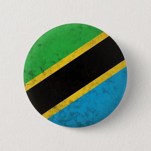 Badge Rond 5 Cm Tanzanie (Devant)