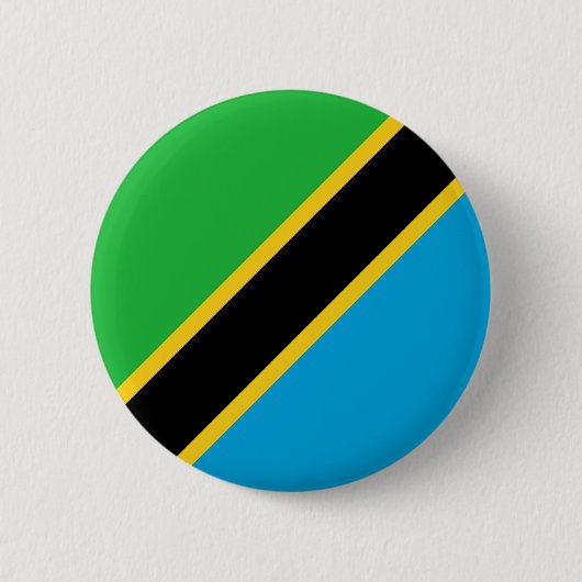 Badge Rond 5 Cm Tanzanie (Devant)