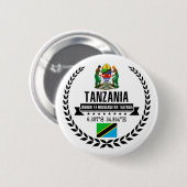 Badge Rond 5 Cm Tanzanie (Devant & derrière)