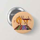 Badge Rond 5 Cm Tapez le temps (Devant & derrière)