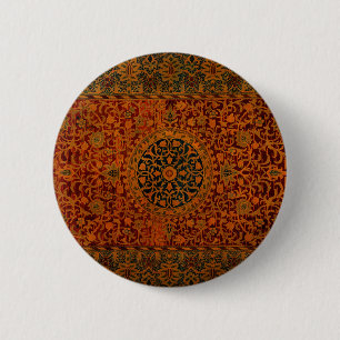 Badge Rond 5 Cm Tapisserie de William Morris Tapis Moquette