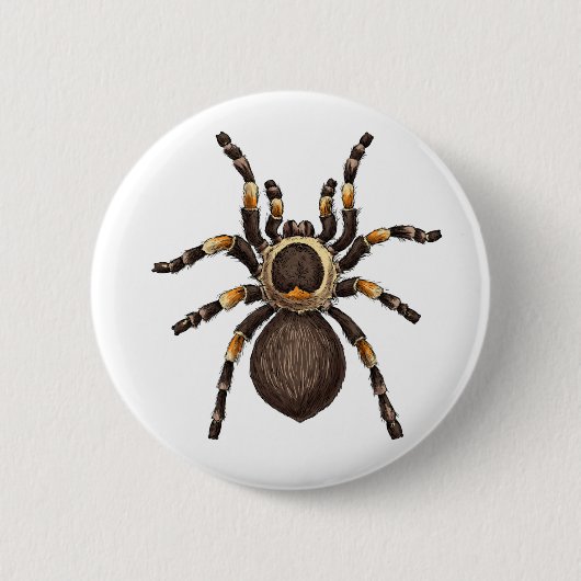 Badge Rond 5 Cm Tarantula (Devant)