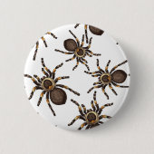 Badge Rond 5 Cm Tarantula sur blanc (Devant)