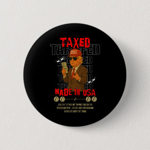 Badge Rond 5 Cm Tarif Daddy Funny Trump Design - Mème politique A