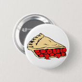 Badge Rond 5 Cm tarte aux cerises succulente (Devant & derrière)