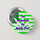 Badge Rond 5 Cm Tarte aux pommes 2 - Bouton (Devant & derrière)