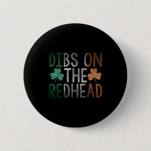 Badge Rond 5 Cm T'as les droits sur le T-shirt roux Drôle de Saint