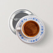 Badge Rond 5 Cm Tasse à café (Devant & derrière)